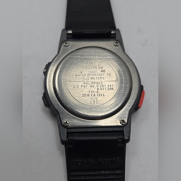 Vintage Timex 8 Lap Ironman Triathlon Digital 36mm Watch Indiglo Red New Battery - Picture 9 of 10